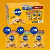 imagePedigree Choice Cuts in Gravy Adult Soft Wet Dog Food 30Count Variety Pack 35 oz PouchesChicken Favorites