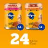 imagePedigree Chopped Ground Dinner Wet Dog Food Chicken ampamp Beef Variety Pack 132 oz Cans 24 Count Pack of 1