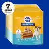 imagePedigree DENTASTIX SmallMedium Dog Dental Treats Original Flavor Dental Bones 557 oz Pack Pack of 7 70 Total Treats
