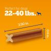 imagePedigree Dentastix Small ampamp Medium Breed Dog Treats Original with Real Chicken 4 25ct Bags 100 Treats TotalChicken