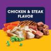 imagePedigree with Tender Bites for Small Dogs Adult Dry Dog Food Chicken and Steak Flavor 14 lb BagChicken  Steak with Tender Bites