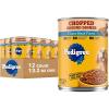 imagePedigree Chopped Ground Dinner Adult Canned Soft Wet Dog Food Filet Mignon Flavor 132 oz Cans 12 Count Pack of 1Tbone Steak
