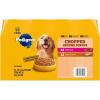 imagePedigree Chopped Ground Dinner Wet Dog Food Chicken ampamp Beef Variety Pack 132 oz Cans 24 Count Pack of 1