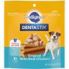 imagePedigree DENTASTIX SmallMedium Dog Dental Treats Original Flavor Dental Bones 557 oz Pack Pack of 7 70 Total Treats
