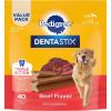 imagePedigree Dentastix Large Breed Dog Treats Beef Flavor 208 lb Bag 40 Treats
