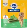 imagePedigree Dentastix Large Breed Dog Treats Fresh Flavor 187 lb Bag 36 Treats