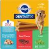 imagePedigree Dentastix Large Breed Dog Treats Original Beef ampamp Fresh Flavor 273 lb Variety Pack 51 Treats