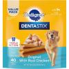 imagePedigree Dentastix Large Breed Dog Treats Original Flavor 208 lb Bag 40 Treats