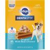imagePedigree Dentastix Small ampamp Medium Breed Dog Treats Original with Real Chicken 211 oz Bag 45 Treats
