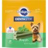 imagePedigree Dentastix Small and Toy Breed Dog Treats Fresh Flavor 7 21ct Bags 147 Treats Total