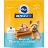 imagePedigree Dentastix Small and Toy Breed Dog Treats Original with Real Chicken 14 oz Bag 58 Treats