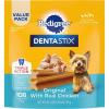 imagePedigree Dentastix Small and Toy Breed Dog Treats Original with Real Chicken 163 lb Bag 108 Treats