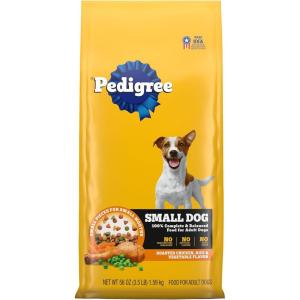 imagePedigree Complete Nutrition Adult Small Dog Dry Dog Food Roasted Chicken Rice ampamp Vegetable Flavor 14 lb BagChicken  Vegetable
