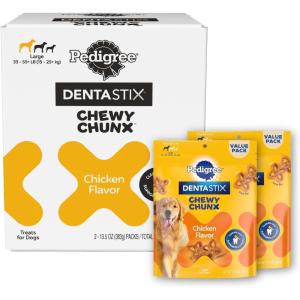 imagePedigree DentaStix Chewy Chunx Dental Treats Large Dog Multiple Sizes